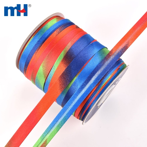 Multicolor Single Fold Bias Binding Tape