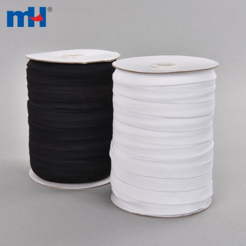 Normal Knitting Elastic Tape in Black and White