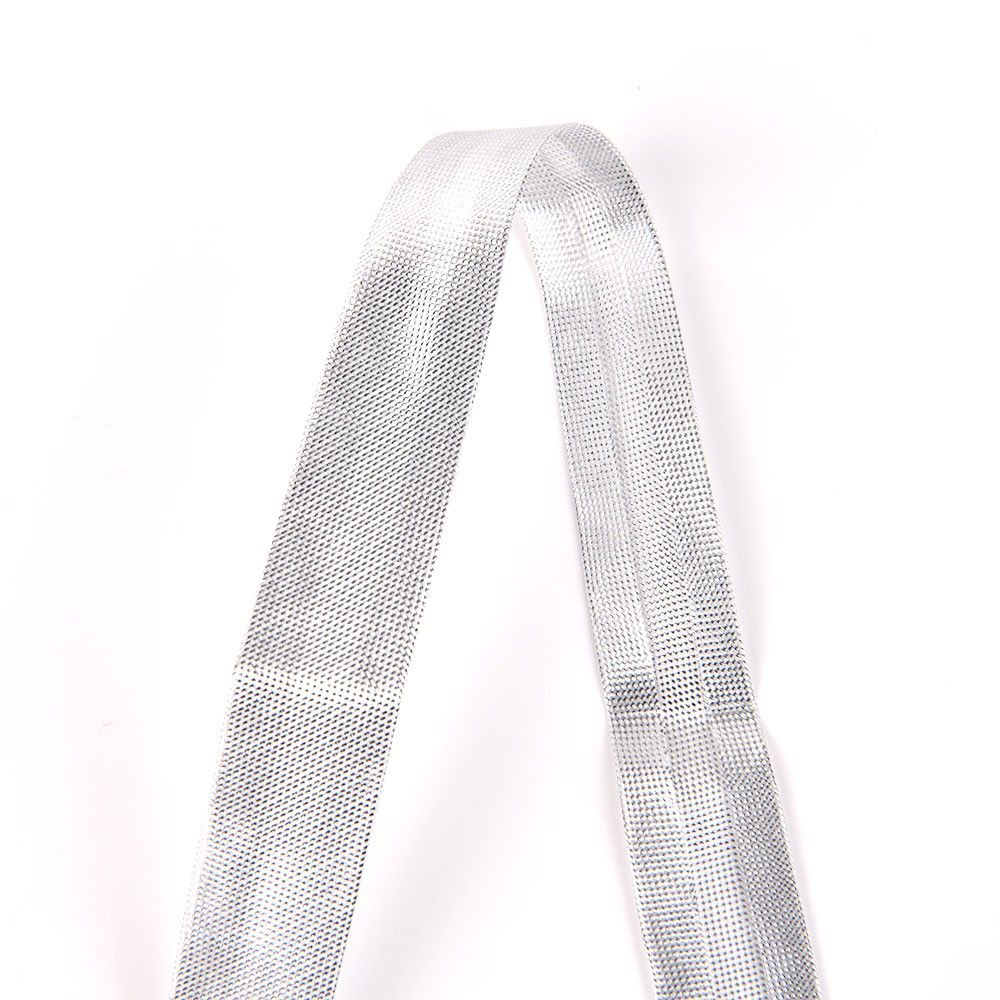 Single Fold Bias Tape in Silver