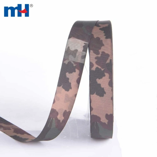 25mm Plain Pattern Camouflage Webbing