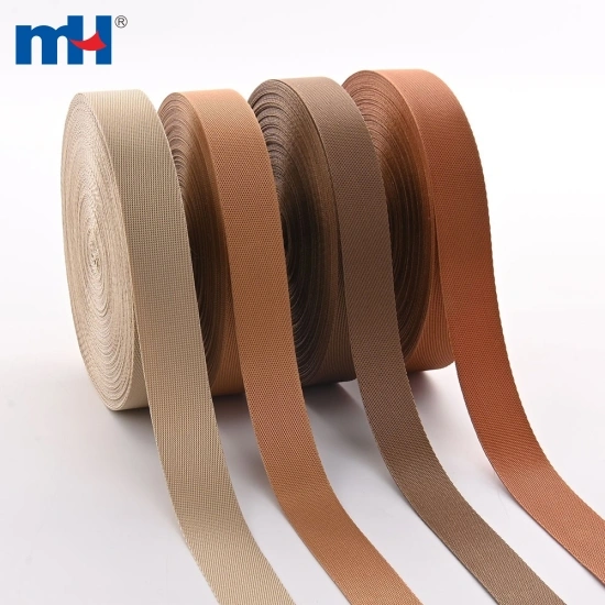 Brown Microgroove Imitation Nylon Tape